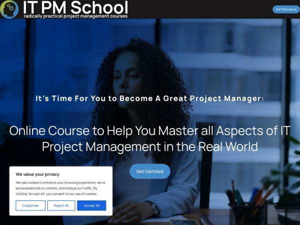 pmbasics101.com website captura de tela Become a Project Manager at Project Management Basics