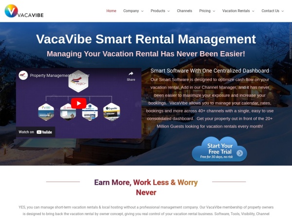 pmbo.com website captura de tela Vacation Rental Software Designed for the Property Owner | PMBO