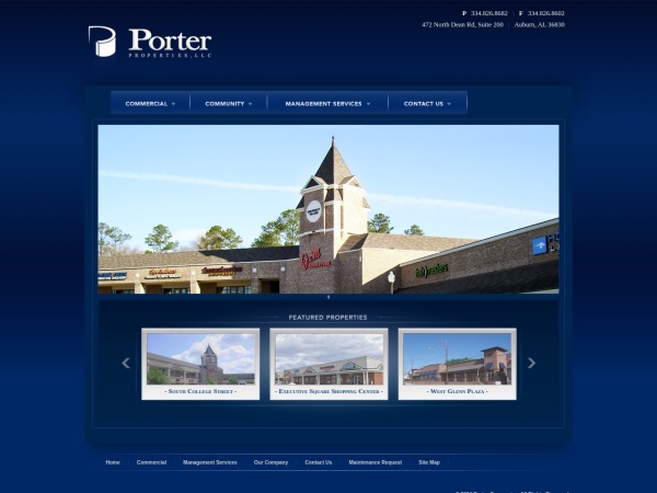 portercompanies.com website skærmbillede Auburn Rentals-View Apartments-Houses for Rent in Auburn