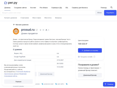 prosud.ru Rapporto SEO