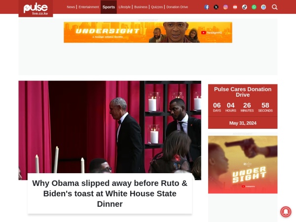 pulselive.co.ke website skärmdump Breaking News & Top Stories | Pulselive Kenya
