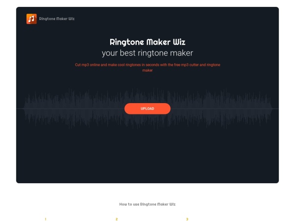 ringtonemakerwiz.com website ekran görüntüsü Your best ringtone maker | Ringtone Maker Wiz