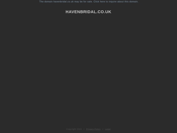 ro.havenbridal.co.uk website skærmbillede Just a moment...