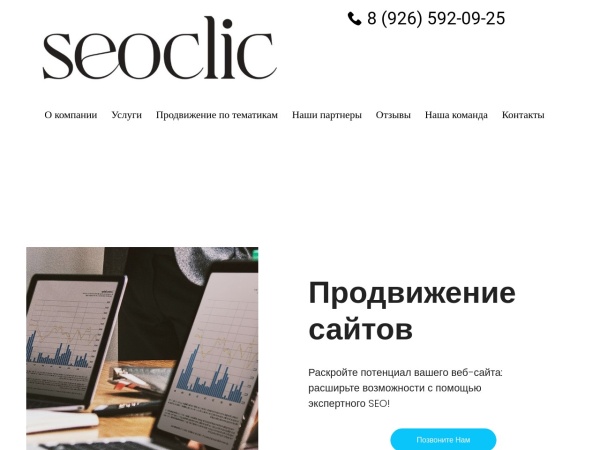 rostseo.ru website screenshot SEO продвижение сайтов в Москве - цена 15000, в топ за 30 дней!