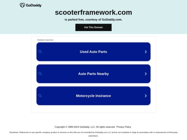 scooterframework.com website Bildschirmfoto Scooter Framework - Welcome!