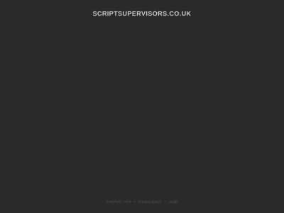 scriptsupervisors.co.uk SEO Bericht