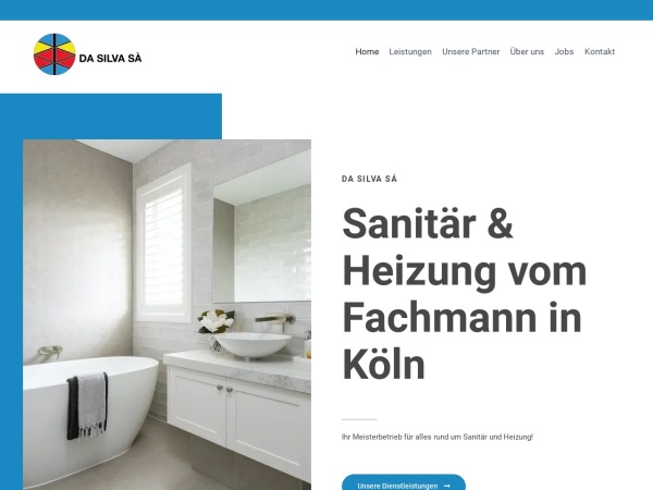 shk-dasilvasa.de website immagine dello schermo Sanitär & Heizung - Heizung, Sanitär und Klima Köln