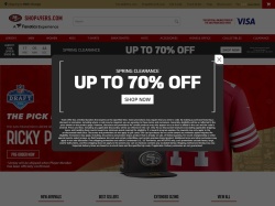 San Francisco 49ers Store coupons