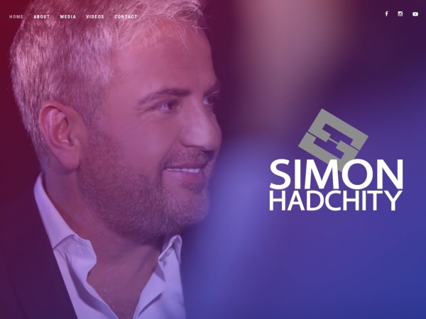 simonhadchity.com website capture d`écran Simon Hadchity – Lebanese singer