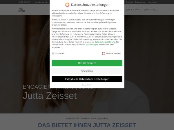 socialmedia-bundesweit.de website kuvakaappaus Jutta Zeisset - Unternehmerin, Influencerin | Weisweil