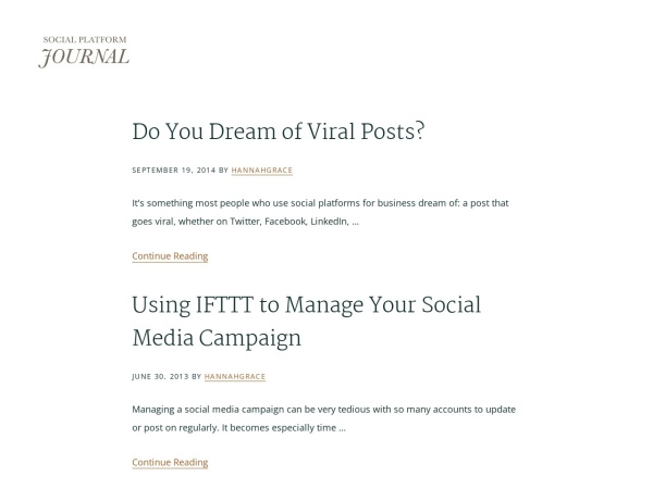 socialplatformjournal.com website ekran görüntüsü Social Platform Journal – Social Platforms & Social Media In Business