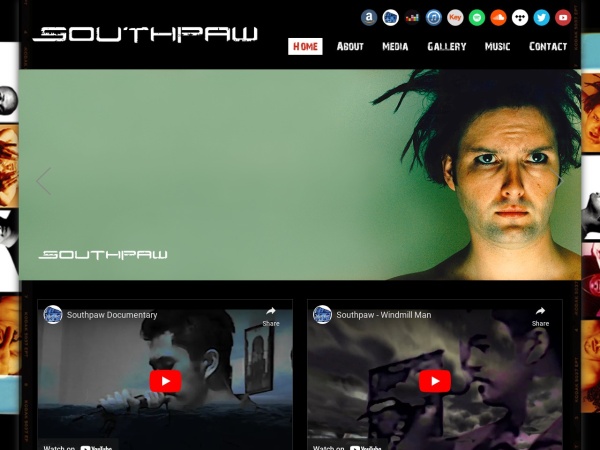southpawmuzik.com website Скриншот Southpaw Muzik | Official Website -