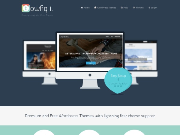 towfiqi.com website capture d`écran Towfiq I. | Providing Premium and Free Wordpress Themes