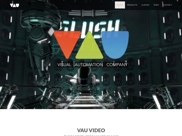 vau.company website captura de tela VAU - Visual Automation Company