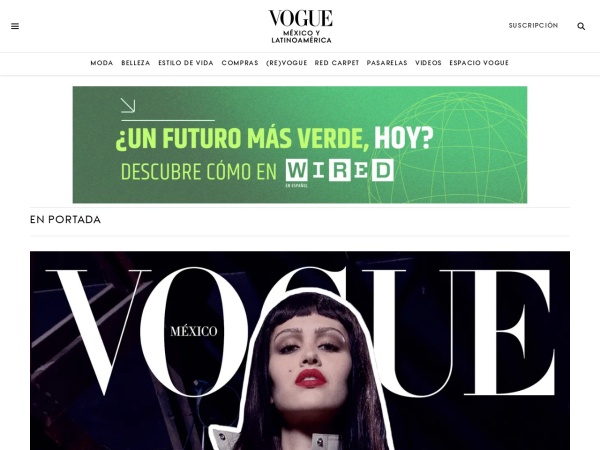 vogue.pe website immagine dello schermo Vogue México: moda, belleza y estilo de vida | Vogue