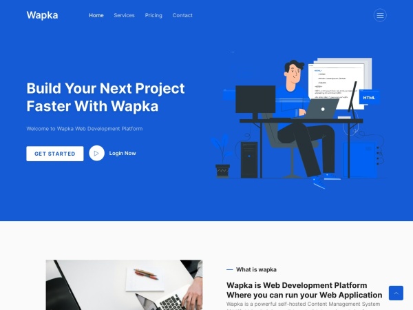 wapka.xyz website immagine dello schermo Wapka - website builder, create your own website for free!..