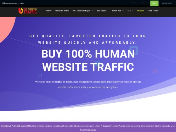 webtargetedtraffic.com website kuvakaappaus Buy Targeted Traffic | Get Quality Traffic | 100% Real Human