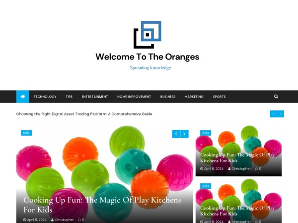 welcometotheoranges.com website screenshot Welcome To The Oranges - Spreading knowledge