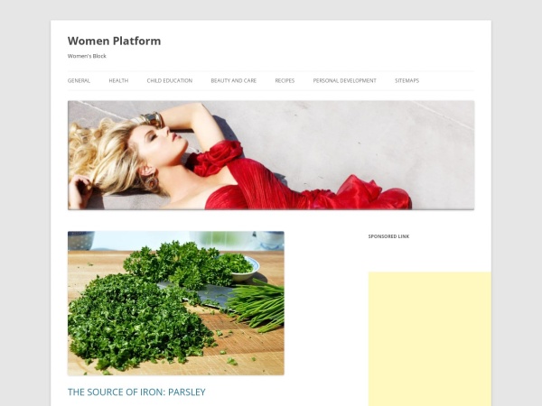 womenplatform.com website capture d`écran Women Platform