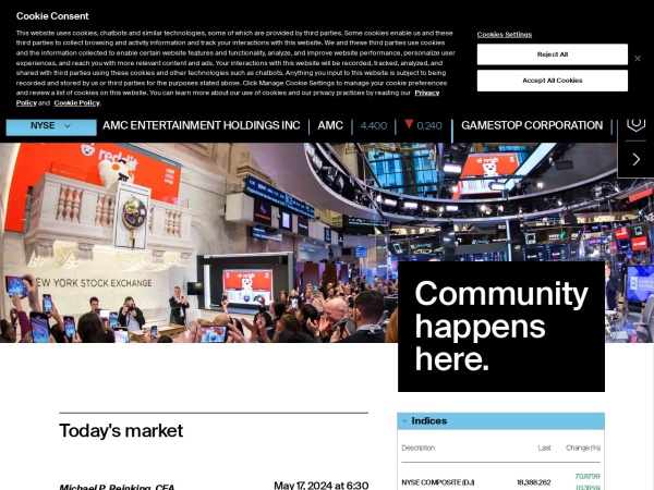 New York Stock Exchange(纽约证券交易所)