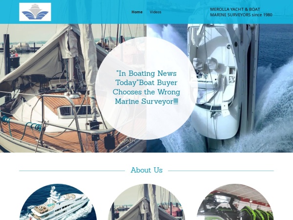 yachtsurveyor.org website Скриншот MEROLLA SURVEYORS, INC. - Marine Surveyor, Boat and Yacht, Survey