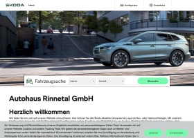 Screenshot von auto-riviera.skoda-auto.de
