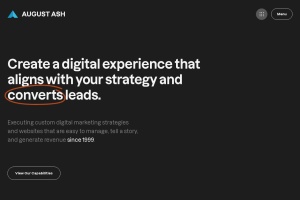 August Ash: Custom Web Design & Digital Marketing Minneapolis, MN