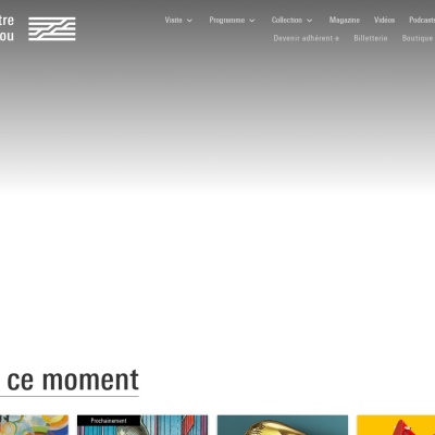 Screenshot of www.centrepompidou.fr