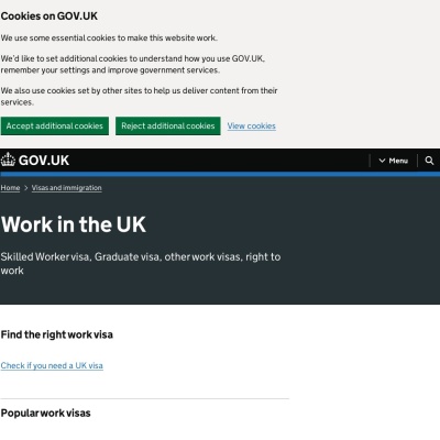 Screenshot of www.gov.uk
