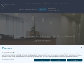 Screenshot von www.orthopaedie-chirurgie-kirchrode.de