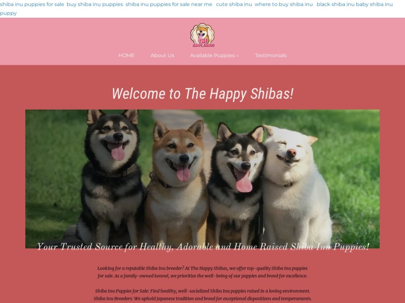 Shibainupuppiesforsale.company.site - Shibhainu Puppy Scam Review