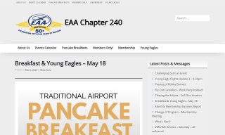 Breakfast & Young Eagle Flights – May 18