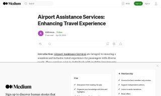 Airport Assistance Services: Enhancing Travel Experience