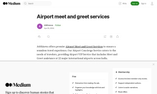 Airport meet and greet services