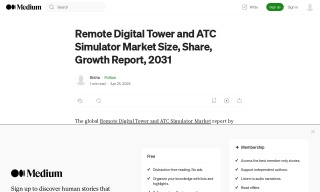 Remote Digital Tower and ATC Simulator Market Size Share Growth Report
