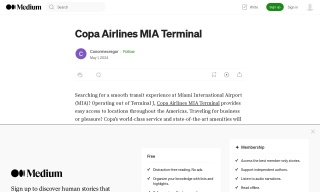 Copa Airlines MIA Terminal