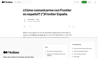 ¿Cómo comunicarme con Frontier en español- {^}Frontier España