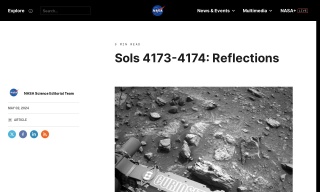 Sols 4173-4174: Reflections