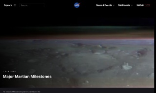 Major Martian Milestones
