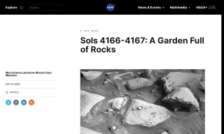 Sols 4166-4167: A Garden Full of Rocks
