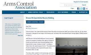 Drones Hit Zaporizhzhia Reactor Building
