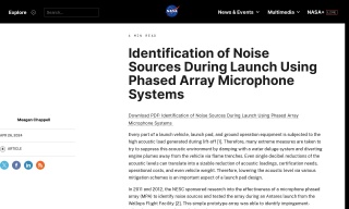 Identification of Noise Sources During Launch Using Phased Array Micro