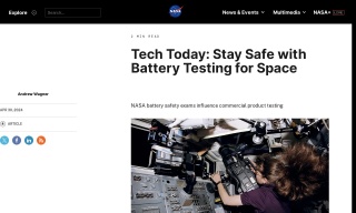 Tech Today: Stay Safe with Battery Testing for Space