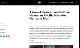Asian-American and Native Hawaiian Pacific Islander Heritage Month