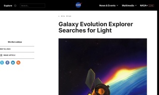 Galaxy Evolution Explorer Searches for Light