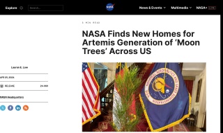 NASA Finds New Homes for Artemis Generation of ‘Moon Trees’ Across US