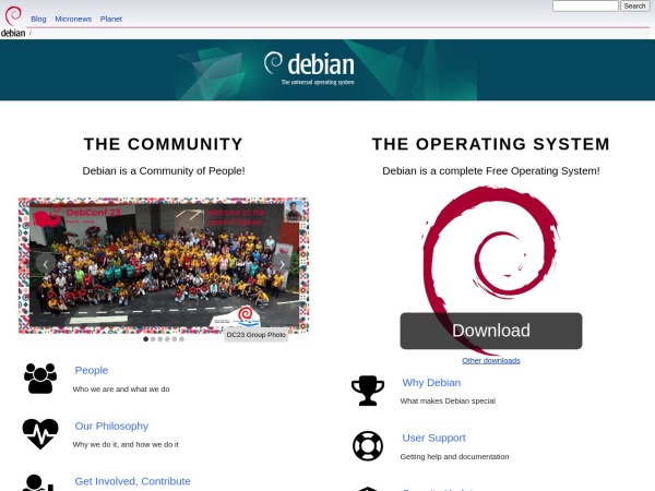 Debian官网(通用操作系统)